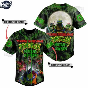 TMNT MUTANT MayHem Ninja Turtles Custom Baseball Jersey Gifts 1