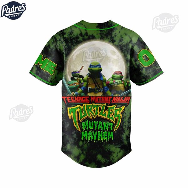 TMNT MUTANT MayHem Ninja Turtles Custom Baseball Jersey Gifts 3