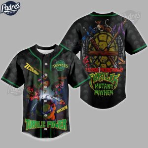 TMNT MUTANT MayHem Ninja Turtles Custom Baseball Jersey Style 1