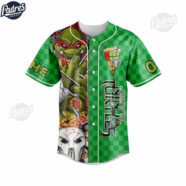 Teenage Mutant Ninja Turtles Custom Baseball Jersey Style 2