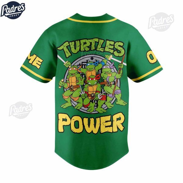 Teenage Mutant Ninja Turtles Power Custom Baseball Jersey 2