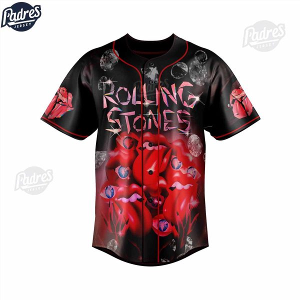 The Rolling Stones Hackney Diamonds Custom Baseball Jersey Style 2