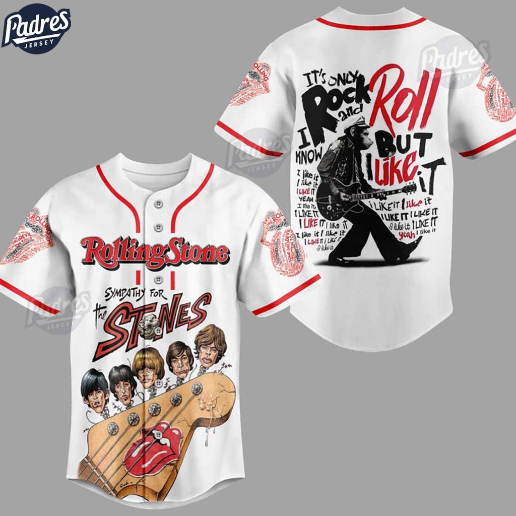 The Rolling Stones Sympathy For The Devil Custom Baseball Jersey