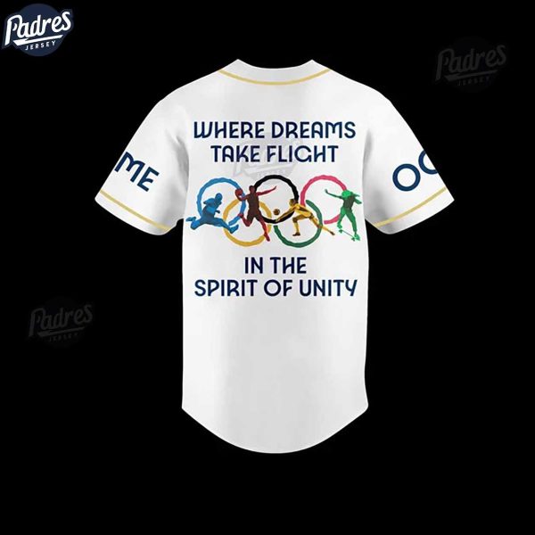 2024 Olympic In Paris Custom Baseball Jersey 2