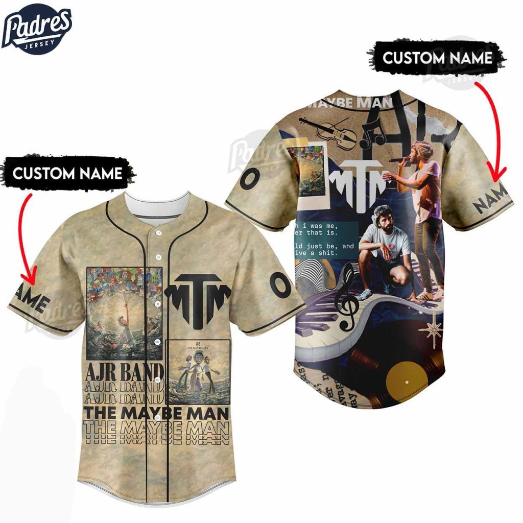 AJR Band The Maybe Man Custom Baseball Jersey