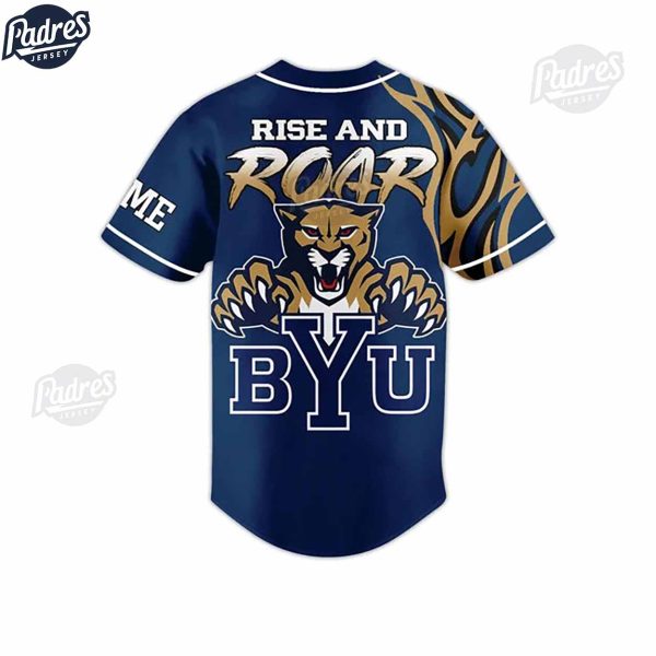 BYU Cougars Basketball Team Custom Baseball Jersey 2