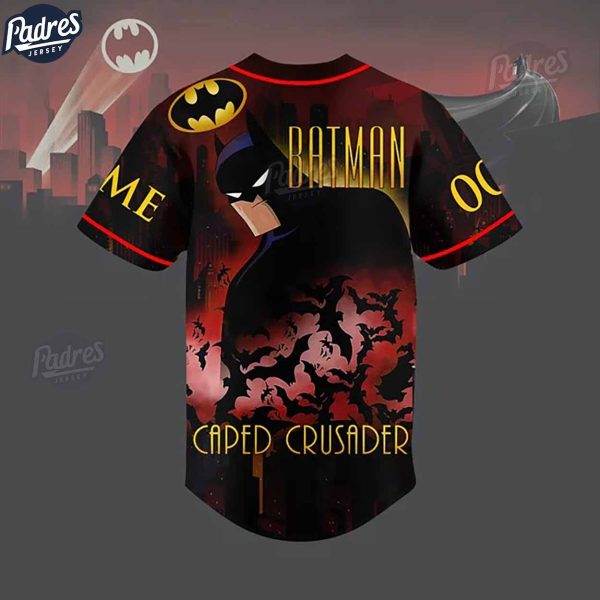 Batman Caped Crusader Custom Baseball Jersey Online 3