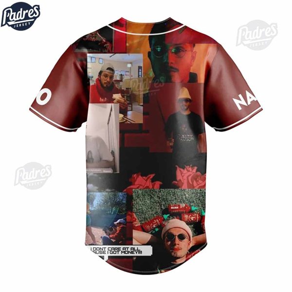 Bbno Rapper Custom Baseball Jersey 2