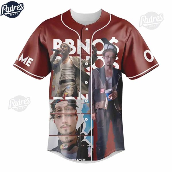 Bbno Rapper Custom Baseball Jersey 3