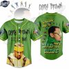 Chris Brown Tour Custom Green Baseball Jersey 1