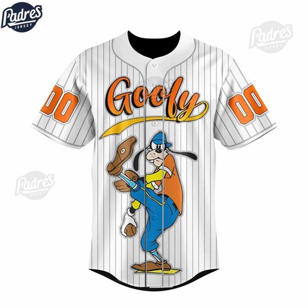 Custom Disney Goofy Baseball Jersey Style 2