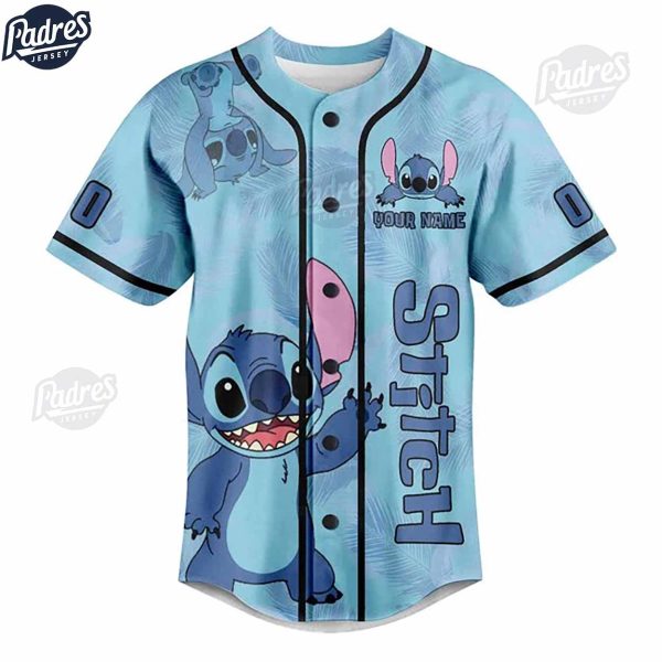 Custom Disney Stitch Baseball Jersey Spirit Animal 3