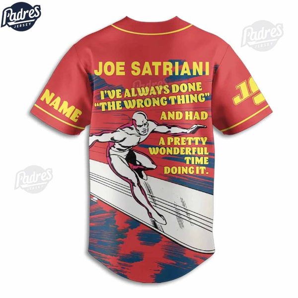 Custom Joe Satriani Baseball Jersey 2