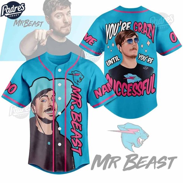 Custom Mr Beast Baseball Jersey Style 1