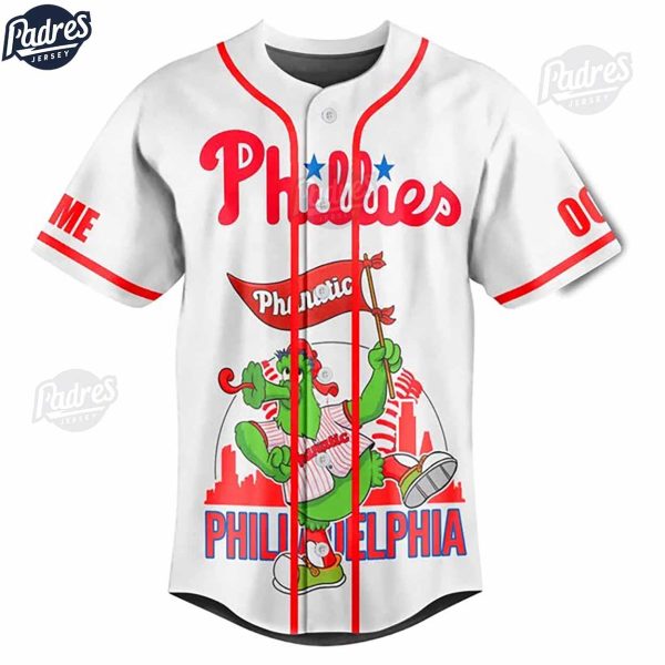 Custom Philadelphia Phillies Phillie Phanatic Baseball Jersey Online 2