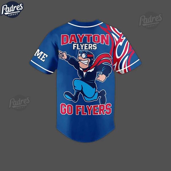 Dayton Flyers Basketball Team Custom NCAA Baseball Jersey 2