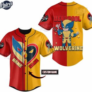 Deadpool & Wolverine Best Friends Custom Baseball Jersey Online