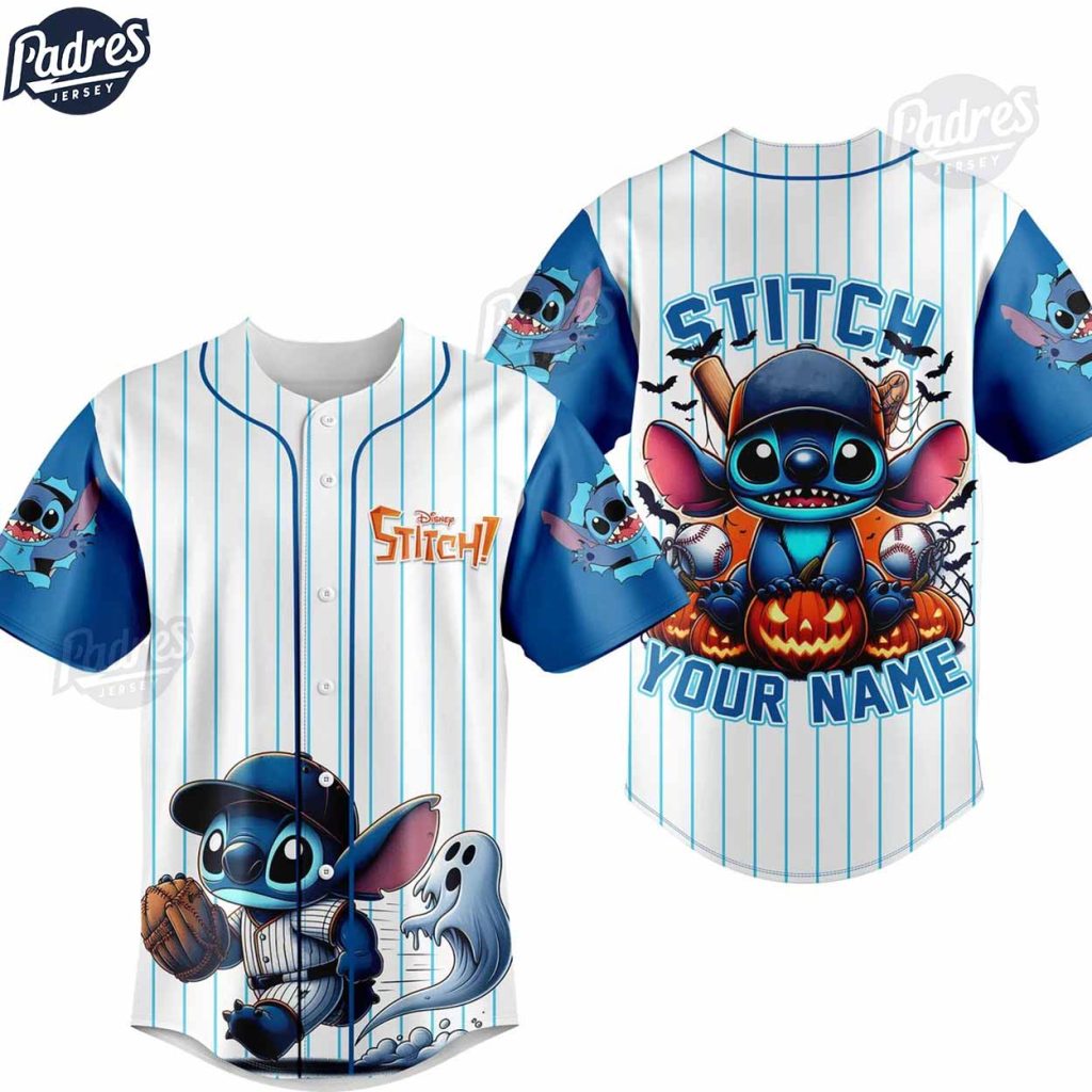 Disney Stitch Halloween Baseball Jersey