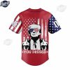 Donald Trump American Custom Red Baseball Jersey Style 3