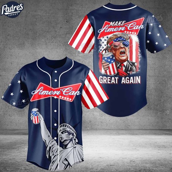 Donald Trump Make American Great Again Baseball Jersey Fan Gear 1