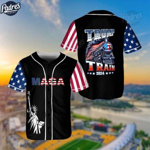 Donald Trump Train 2024 USA Baseball Jersey 1