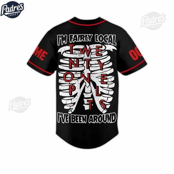 Fairly Local twenty One Pilots Custom Baseball Jersey Fan Gear 2