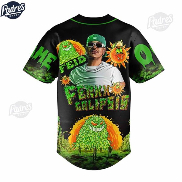 Feid Ferxxo Calipsis Tour 2024 Custom Baseball Jersey 3 1