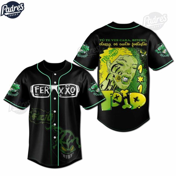 Feid Ferxxo Custom Baseball Jersey For Fans 1 1