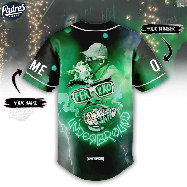 Feid Ferxxo Custom Baseball Jersey Style 3 1