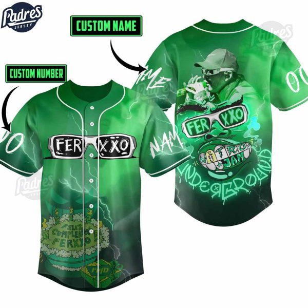 Ferxxo Feid Singer Custom Baseball Jersey 2 1