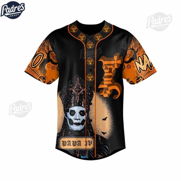 Halloween Ghost Band Custom Baseball Jersey Style 2