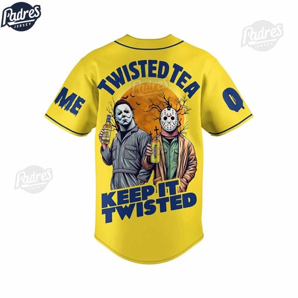 Halloween Twisted Tea Custom Baseball Jersey 3