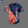 Illinois Fighting Illini Basketball Team Custom NCAA Baseball Jersey 3