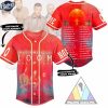 Imagine Dragons Loom World Tour Custom Red Baseball Jersey 1