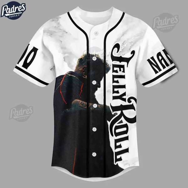 Jelly Roll Country Singer Custom Baseball Jersey 2