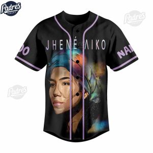 Jhene Aiko Love Custom Black Baseball Jersey 1