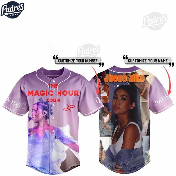 Jhene Aiko The Magic Hour Tour Custom Baseball Jersey Gifts 1