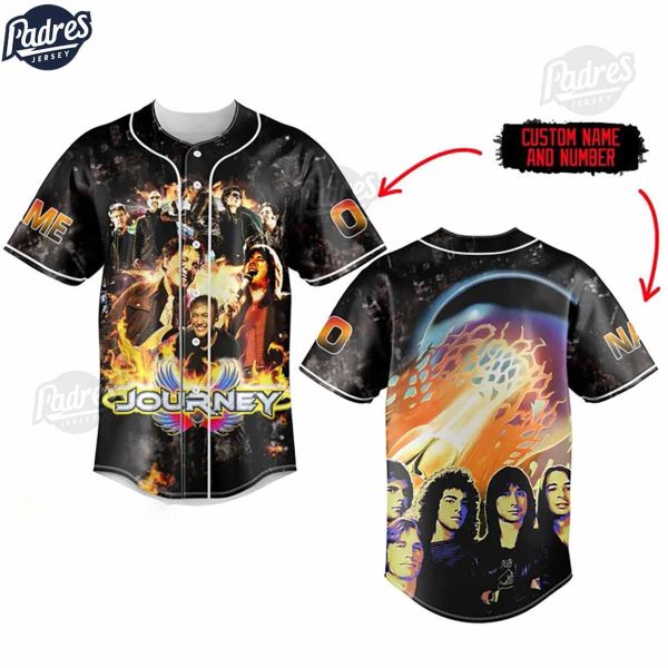 Journey Rock Band Custom Baseball Jersey 1