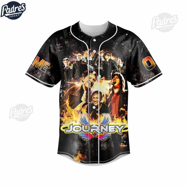 Journey Rock Band Custom Baseball Jersey 3