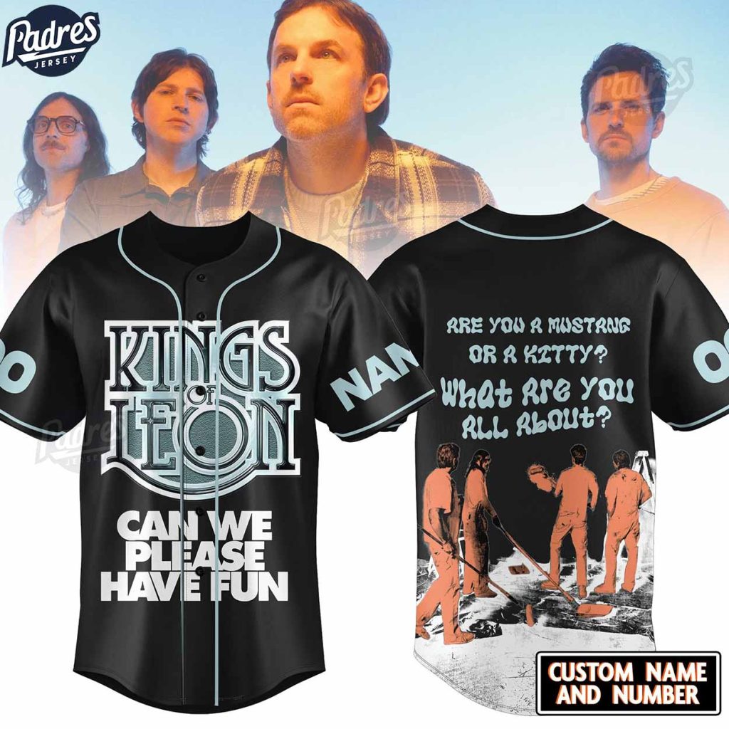 Kings Of Leon Band Custom Music Baseball Jersey