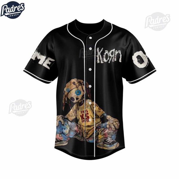 Korn Freak On A Leash Custom Baseball Jersey 3