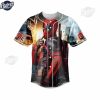 Marvel Studios Deadpool Wolverine Smile Custom Baseball Jersey 3