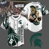 Michigan State Spartans basketball Team Custom NCAA Baseball Jersey 1