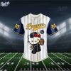 Milwaukee Brewers Hello Kitty Custom Baseball Jersey 1