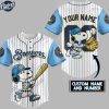 Milwaukee Brewers Snoopy Custom Baseball Jersey Style 1