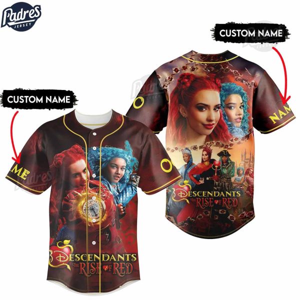 Movie Descendants 4 Custom Baseball Jersey Style 1