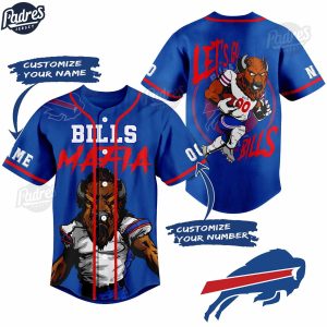 NFL Buffalo Bills Mafia Custom Baseball Jersey 1