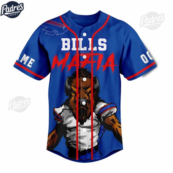 NFL Buffalo Bills Mafia Custom Baseball Jersey 2