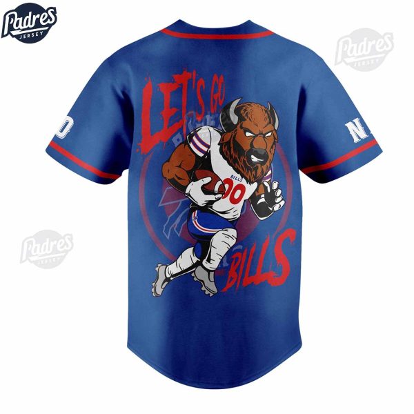 NFL Buffalo Bills Mafia Custom Baseball Jersey 3