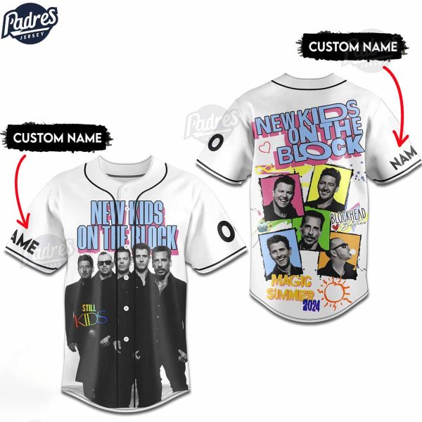 NKOTB Magic Summer Tour 2024 Custom Baseball Jersey Fans 1